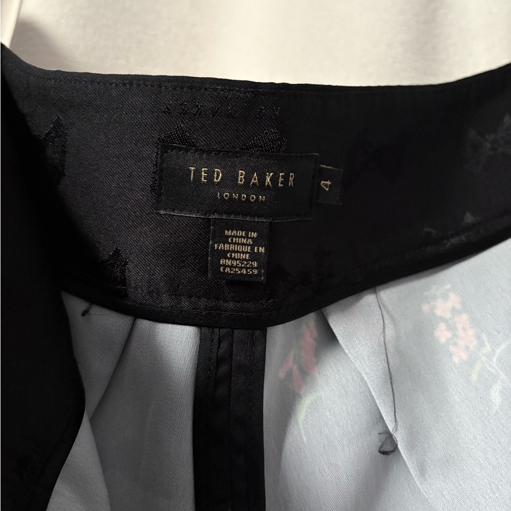 Ted Baker Kaytii Floral Florence Culottes Pants size 4 aka 10 - Picture 8 of 9